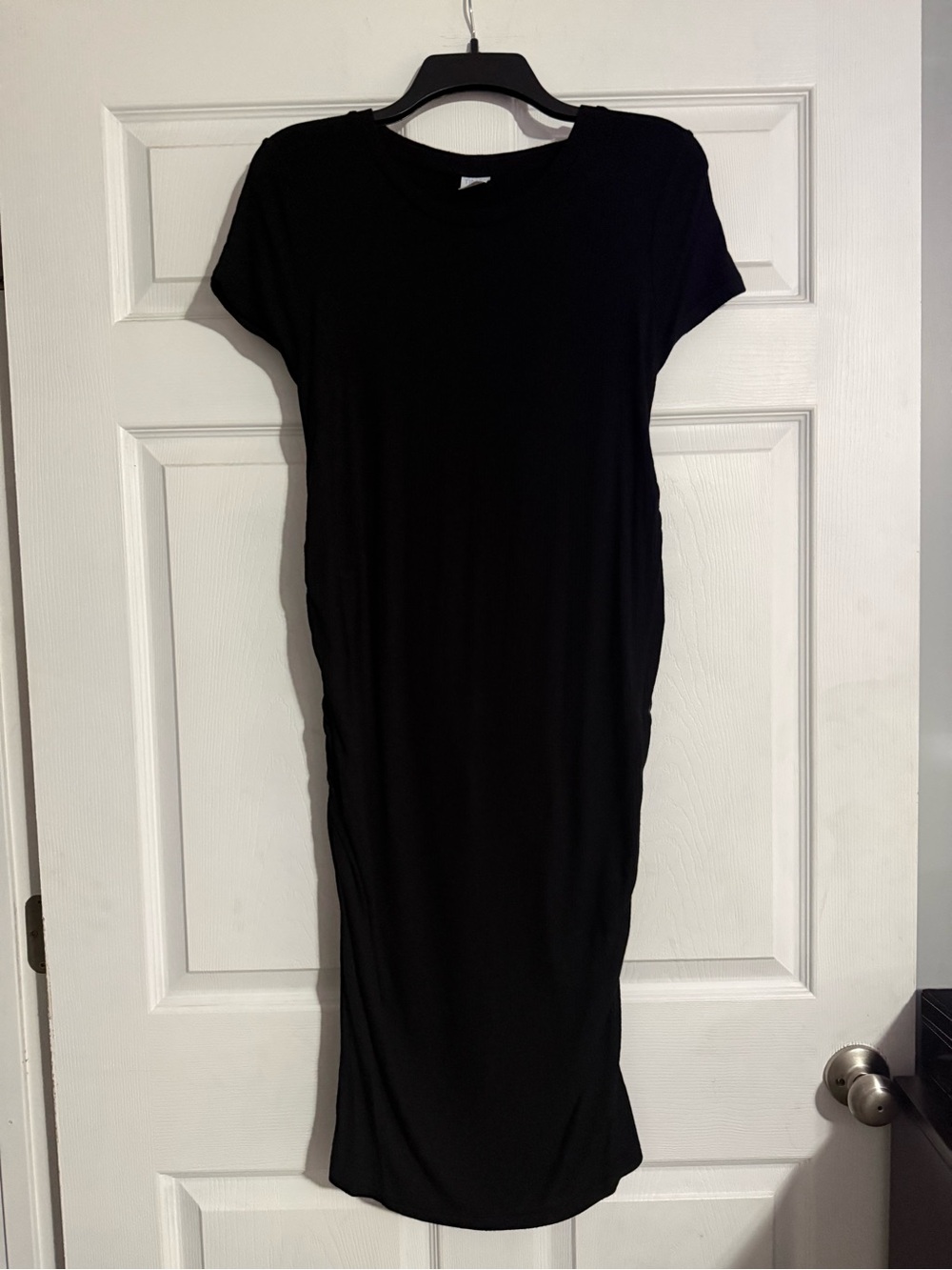 Black Maternity Midi Dress size Small